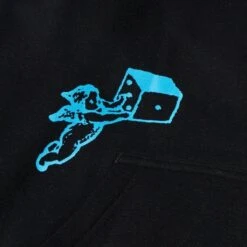 HUF Fly Die Hoodie - Black -Skateshop24 Skateboard pf00622 black 3 1280x1280