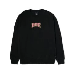 HUF Home Team Pullover - Black