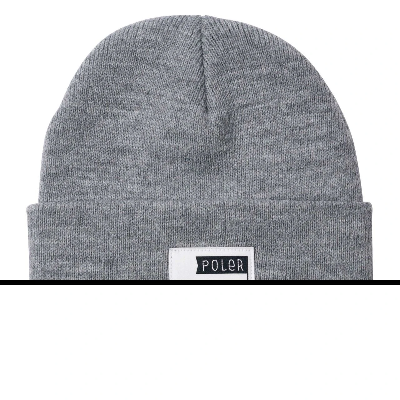 POLER Beanie SUMMIT LABEL, Gray 3 POLER Beanie SUMMIT LABEL, Gray