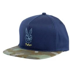 POLER Cap PEACE PAW SNAPBACK, Navy