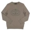 POLER Sweat LASSO CREW Olive -Skateshop24 Skateboard polmswc las olive 1280x1280