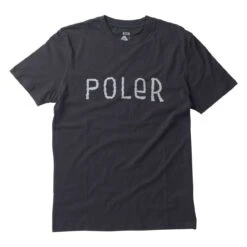 POLER T-Shirt FURRY FONT Black FA15