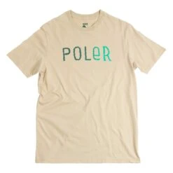 POLER T-Shirt FURRY FONT Stone