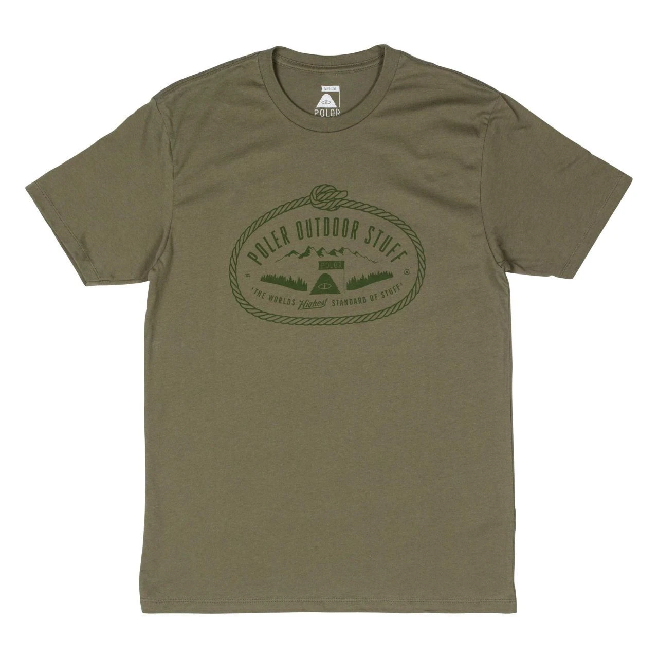 POLER T-Shirt LASSO Olive 3 POLER T-Shirt LASSO Olive