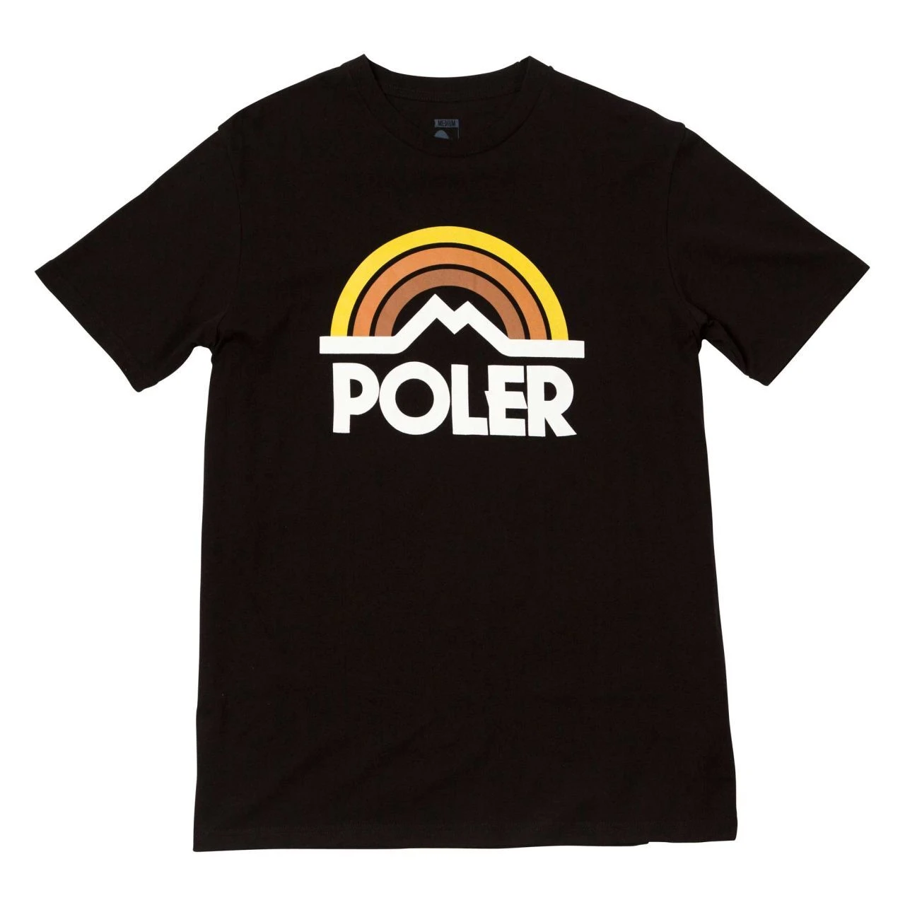 POLER T-Shirt MOUNTAIN RAINBOW Black 3 POLER T-Shirt MOUNTAIN RAINBOW Black