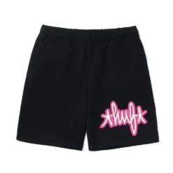 HUF Landmark Fleece Short - Black