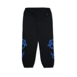 HUF Dragon Fleece Pant - Black -Skateshop24 Skateboard pt00303 black 2 1280x1280