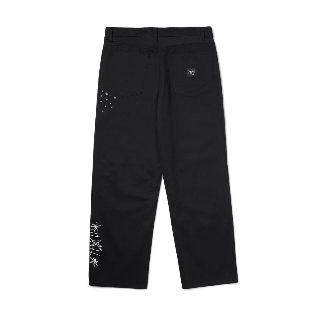 HUF Muzzle 5 Pocket Hose - Black 3 HUF Muzzle 5 Pocket Hose - Black – Bild 2