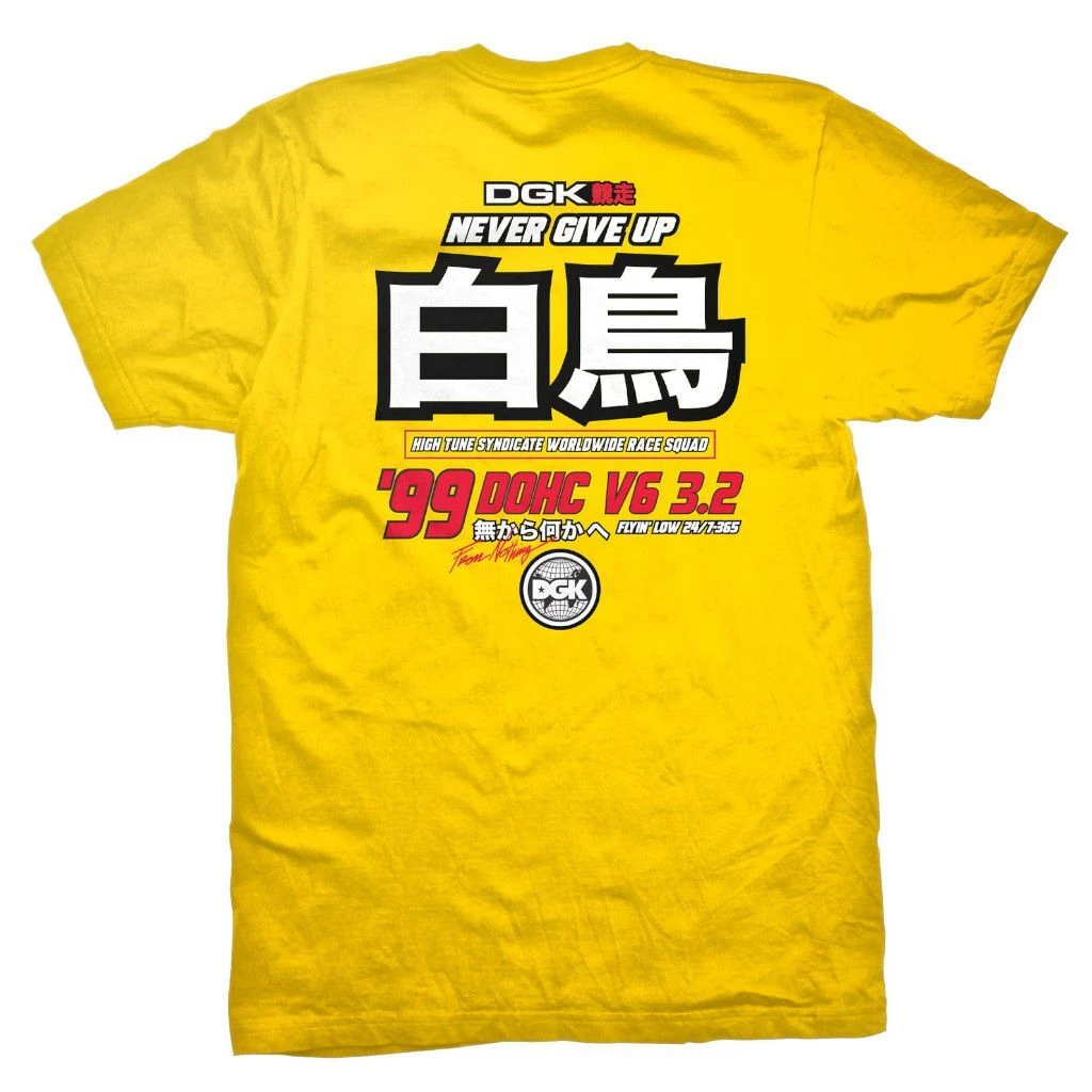 DGK Pole Position T-Shirt - Yellow 4 DGK Pole Position T-Shirt - Yellow – Bild 2