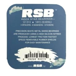 Rock Star Bearings RSB X Dannie Carlsen Collab Skateboard Kugellager -Skateshop24 Skateboard rock star bearings x carlsen 03 1280x1280