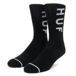 HUF Essential OG Logo Socken - Black