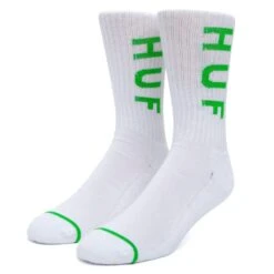 HUF Essential OG Logo Socken - White
