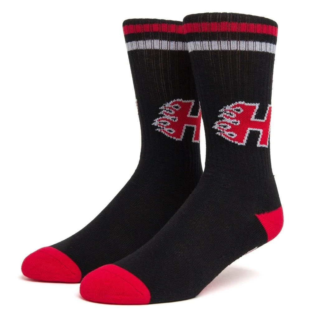 HUF Enforcer Socken - Black 4 HUF Enforcer Socken - Black – Bild 2