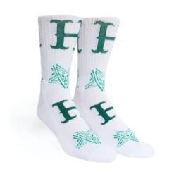 HUF X Thrasher Duality Sock - White -Skateshop24 Skateboard sk00723 white 3 1280x1280