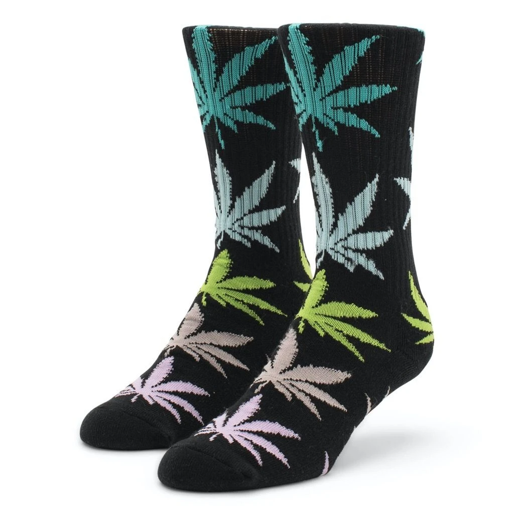 HUF Multi Hit Plantlife Socken - Black 3 HUF Multi Hit Plantlife Socken - Black