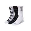 HUF Variety 3 Pack Socken - Black White -Skateshop24 Skateboard sk00767 bkwht 1 1280x1280