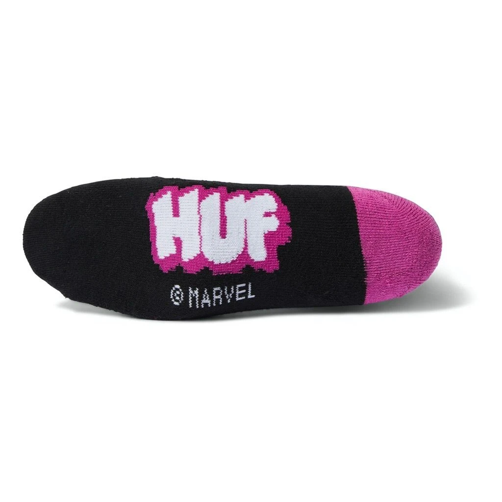 HUF Hangin Out Sock - Black 4 HUF Hangin Out Sock - Black – Bild 2