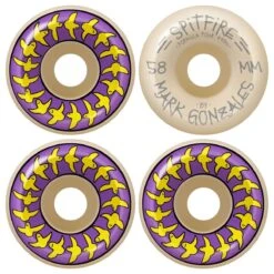 Spitfire Skateboard Rollen F4 Gonz Birds Conical Full 99A 58mm -Skateshop24 Skateboard spitfire formula 4 gonz birds conical full wheels 58mm 99a 1280x1280