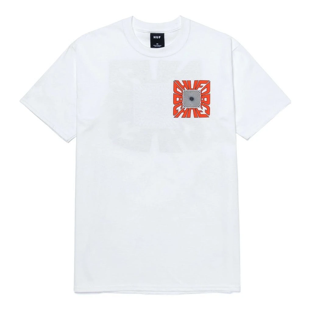HUF Illusion T-Shirt - White 3 HUF Illusion T-Shirt - White