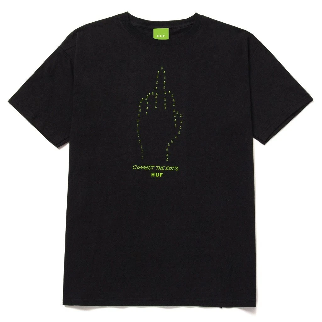 HUF Connect The Dots T-Shirt - Black 3 HUF Connect The Dots T-Shirt - Black