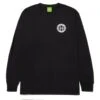 HUF Downtown Spinning Longsleeve - Black -Skateshop24 Skateboard ts01826 black 1 1280x1280