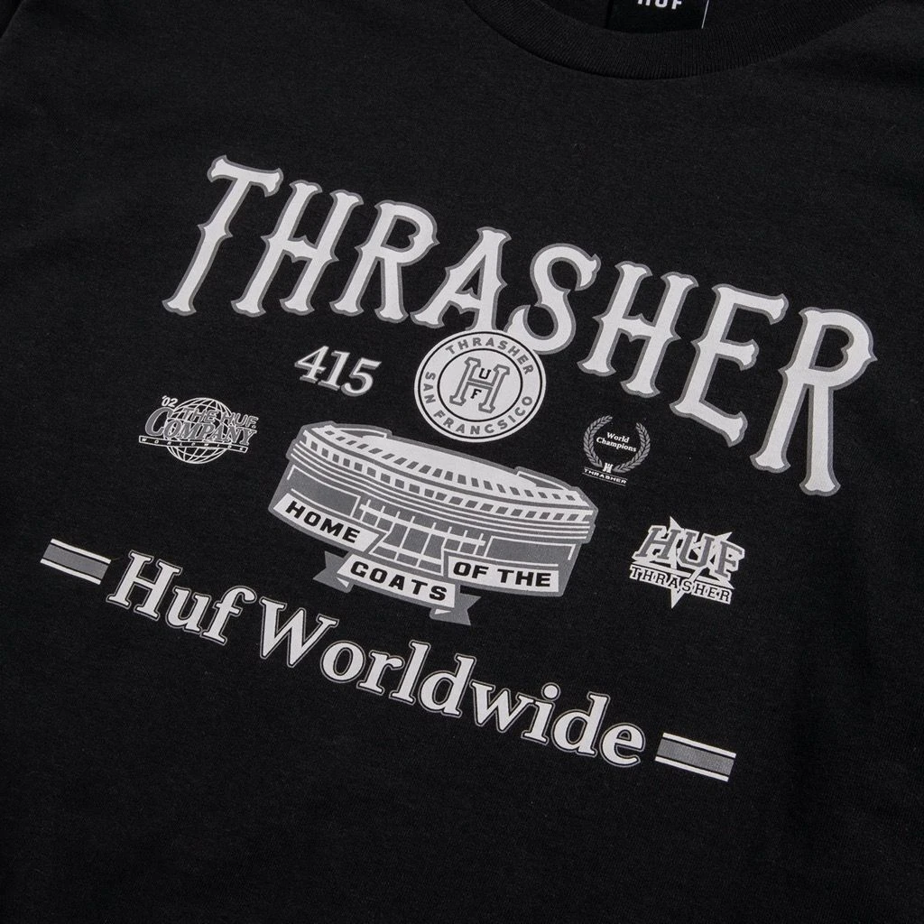 HUF Monteray Longsleeve - Black 4 HUF Monteray Longsleeve - Black – Bild 2