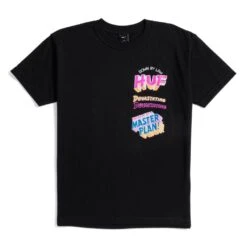HUF Master Plan T-Shirt - Black