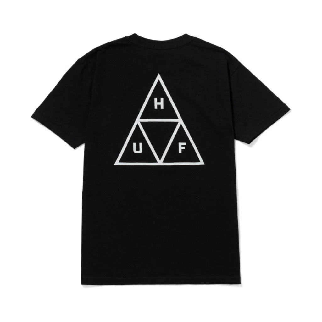 HUF Set Triple Triangle T-Shirt - Black 4 HUF Set Triple Triangle T-Shirt - Black – Bild 2
